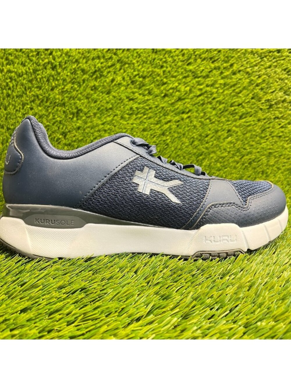 Kuru Quantum 2.0 Mens Size 9.5 Blue Black White Athletic Running Shoes Sneakers